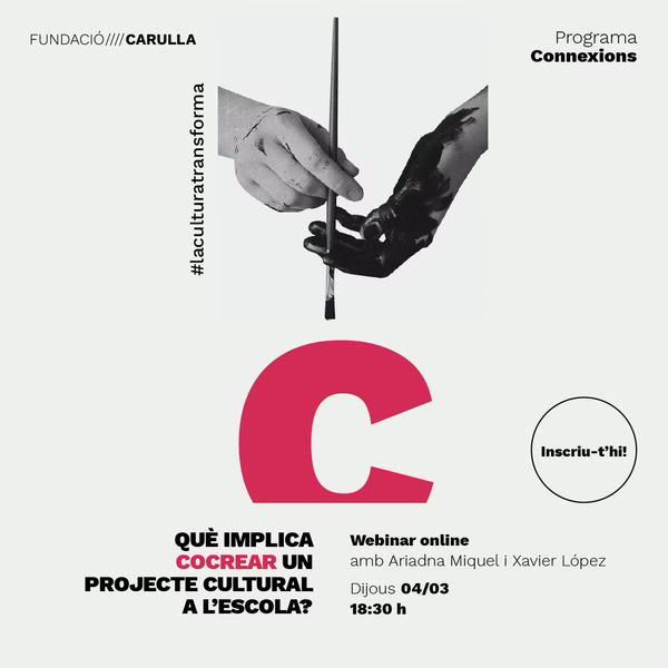 Què implica co-crear un projecte cultural a l’escola?